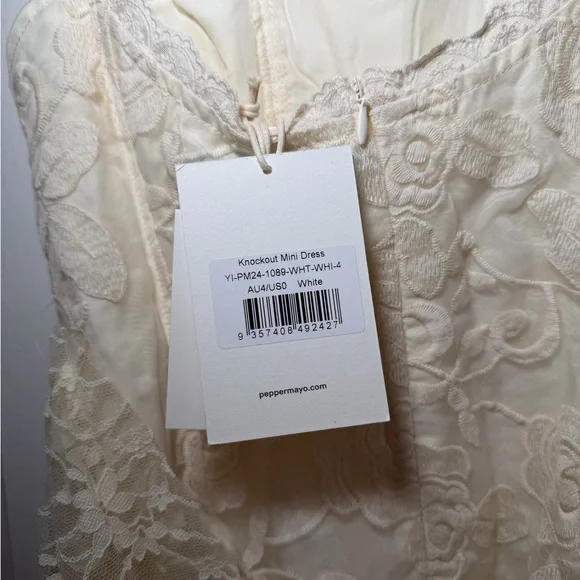 Peppermayo knockout mini dress - white - Picture 4 of 4